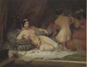 Eugene Guerard Scene de harem (mk32) oil on canvas